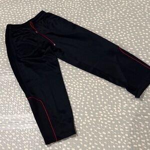 Jordan Black Joggers with Red Trim